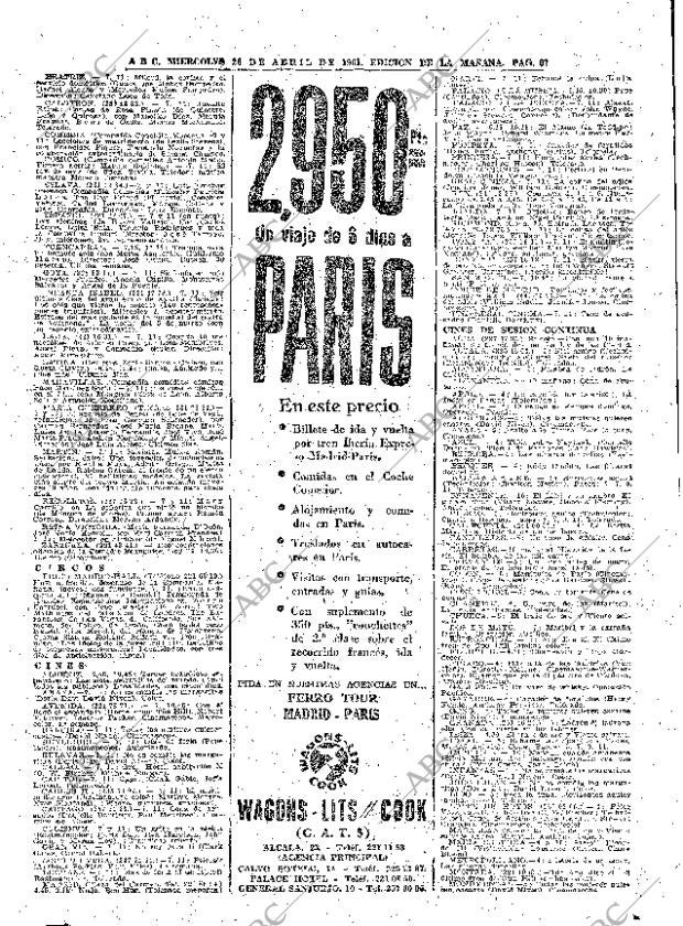 ABC MADRID 26-04-1961 página 67