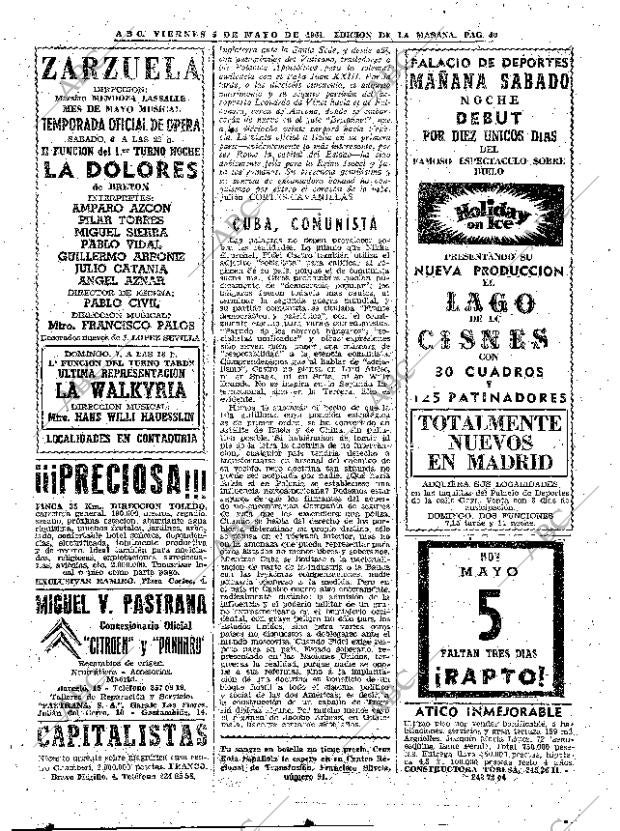 ABC MADRID 05-05-1961 página 40