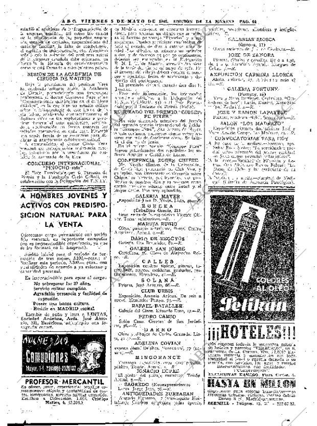 ABC MADRID 05-05-1961 página 44