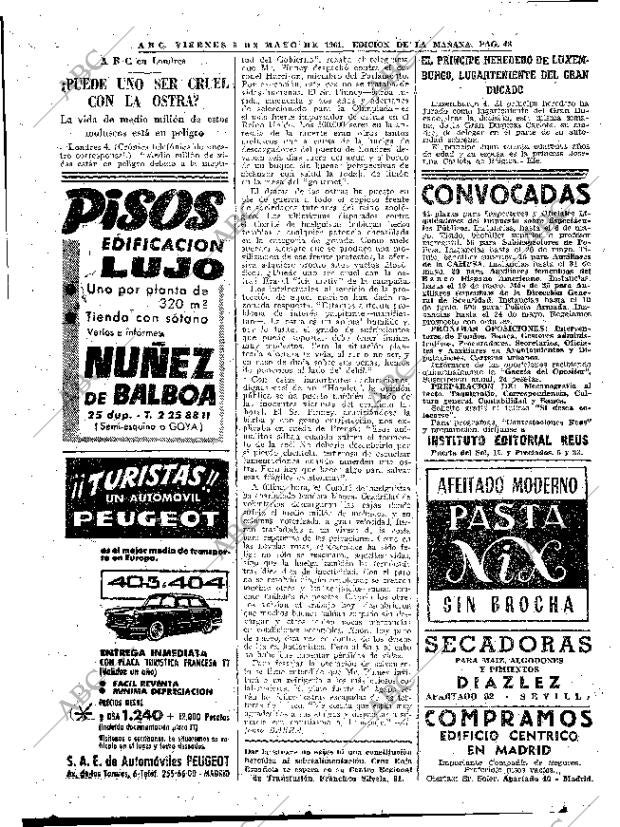 ABC MADRID 05-05-1961 página 48
