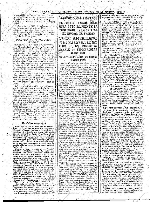 ABC MADRID 06-05-1961 página 40