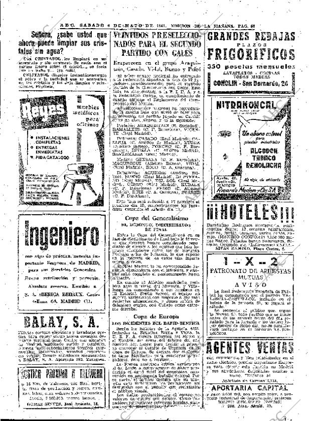 ABC MADRID 06-05-1961 página 58