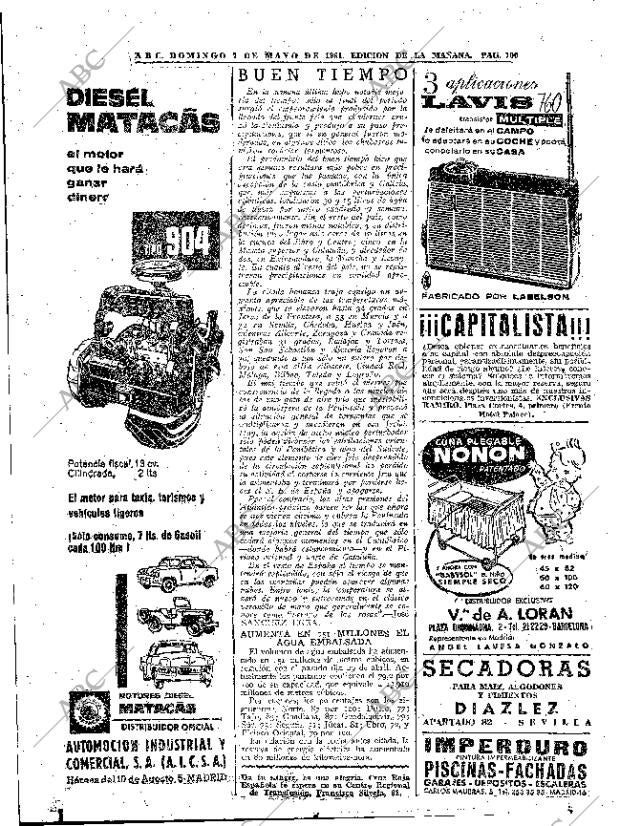 ABC MADRID 07-05-1961 página 100