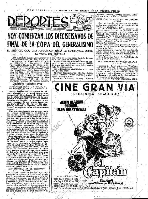 ABC MADRID 07-05-1961 página 109
