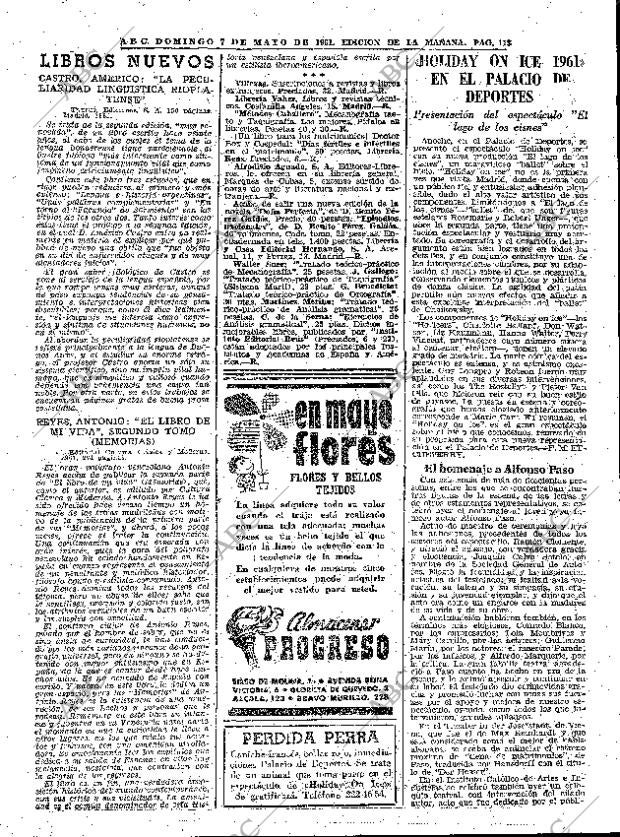 ABC MADRID 07-05-1961 página 113