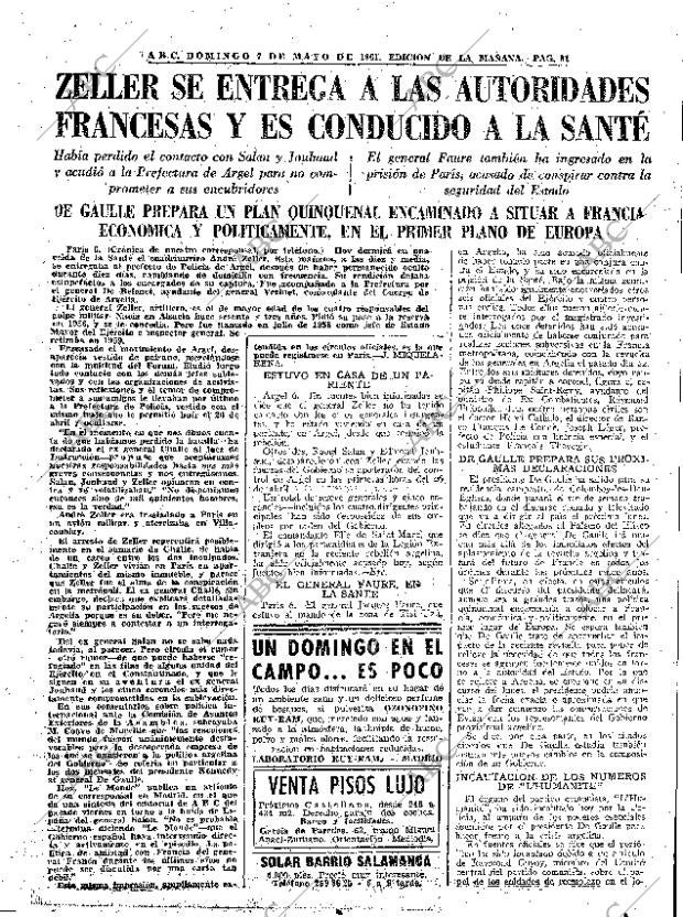 ABC MADRID 07-05-1961 página 81