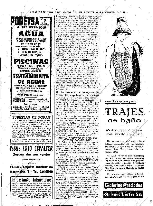 ABC MADRID 07-05-1961 página 84