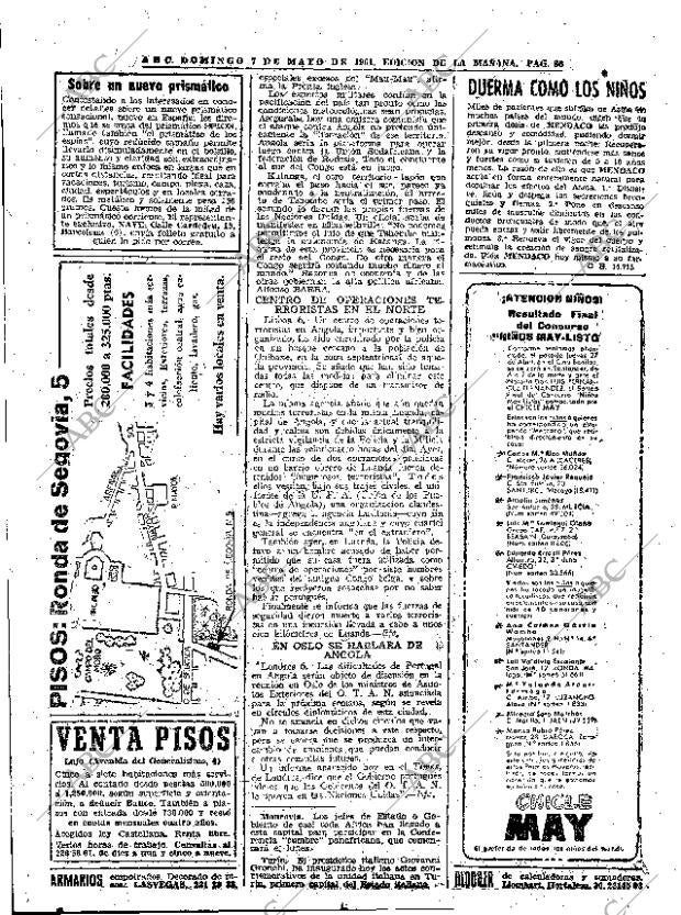 ABC MADRID 07-05-1961 página 86