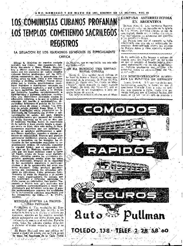 ABC MADRID 07-05-1961 página 87