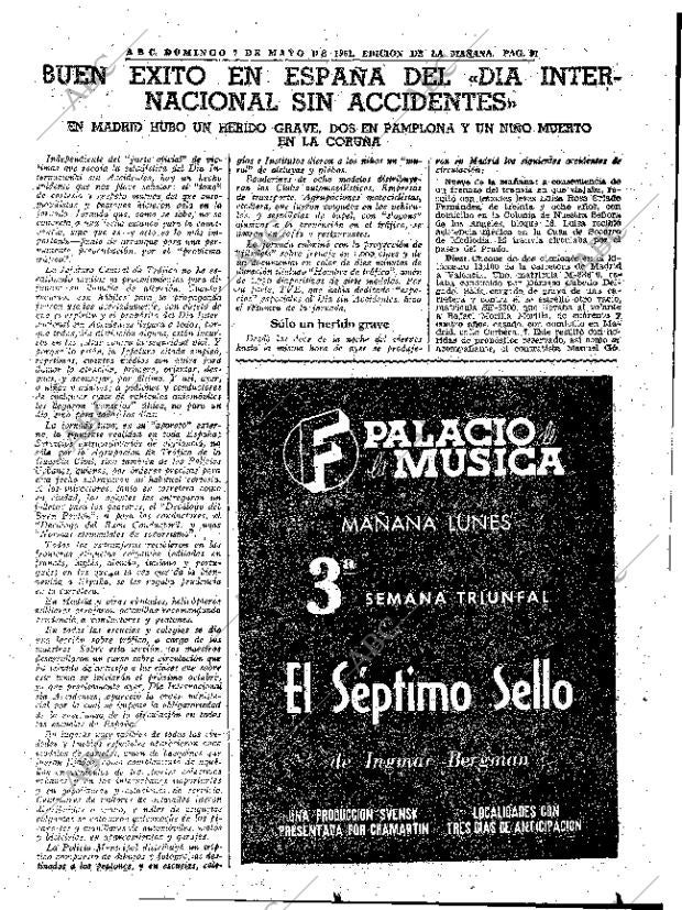 ABC MADRID 07-05-1961 página 91