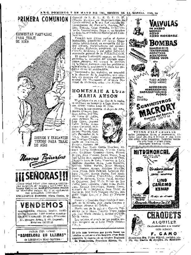 ABC MADRID 07-05-1961 página 94