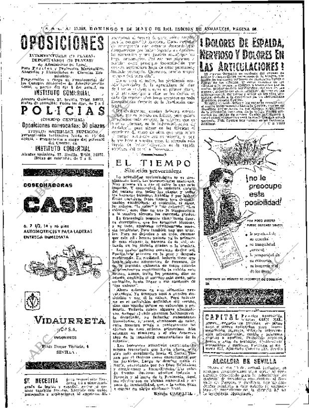 ABC SEVILLA 07-05-1961 página 60