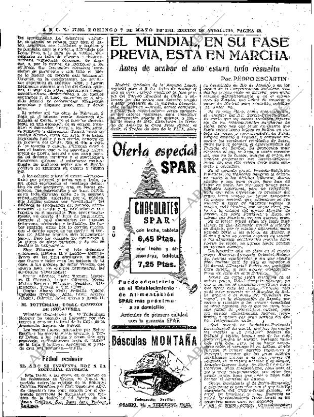 ABC SEVILLA 07-05-1961 página 68