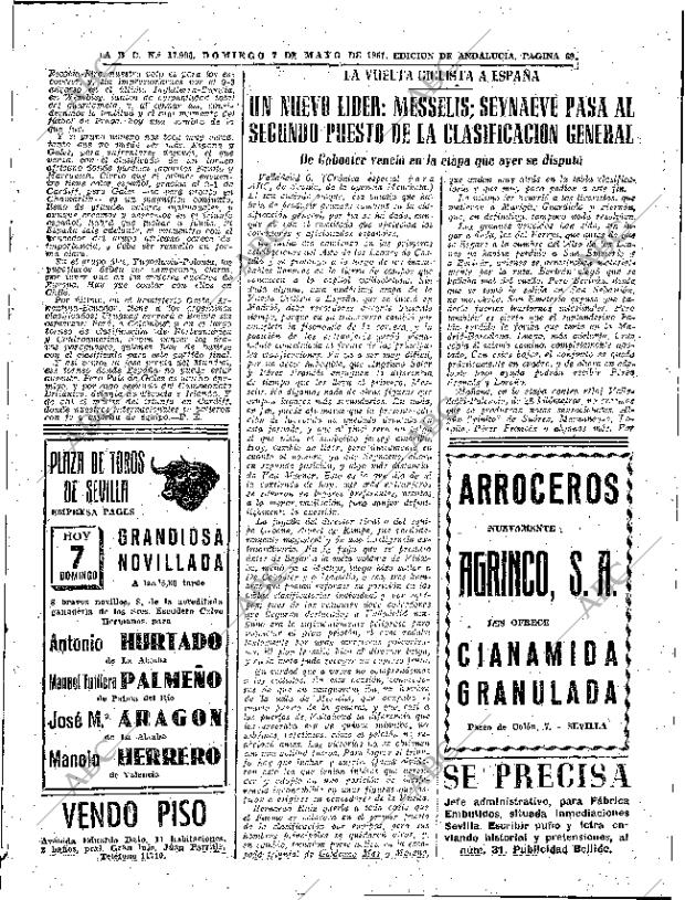 ABC SEVILLA 07-05-1961 página 69