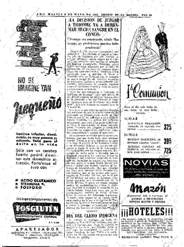 ABC MADRID 09-05-1961 página 40
