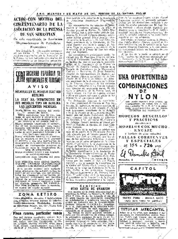 ABC MADRID 09-05-1961 página 42