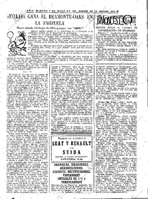 ABC MADRID 09-05-1961 página 57