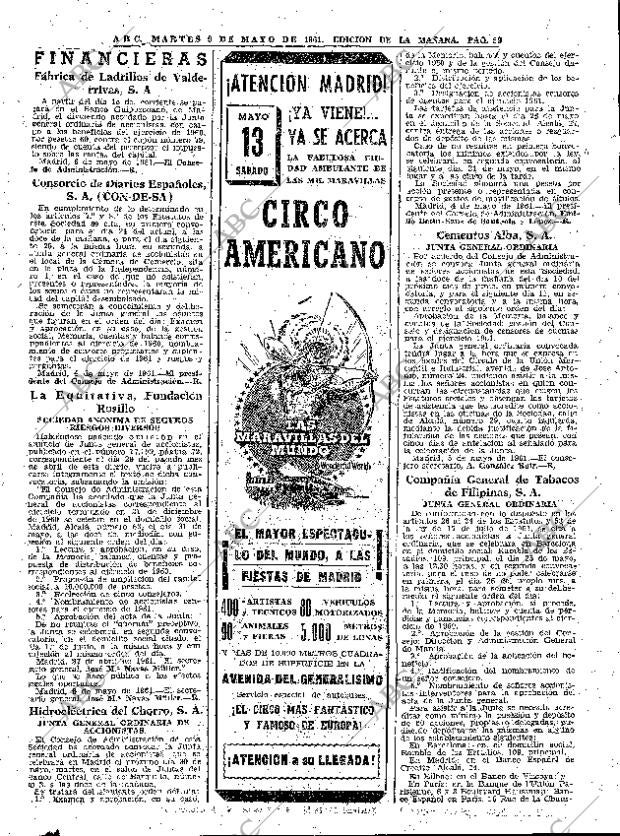 ABC MADRID 09-05-1961 página 59