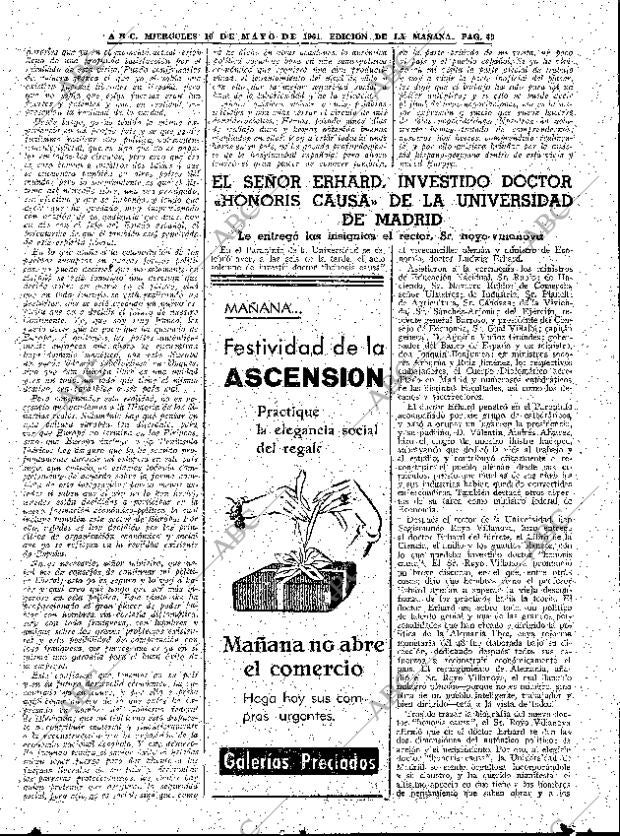 ABC MADRID 10-05-1961 página 49
