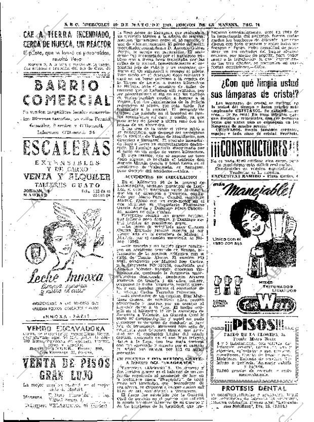 ABC MADRID 10-05-1961 página 74