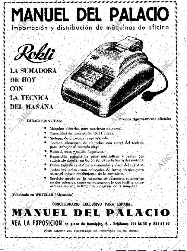 ABC MADRID 11-05-1961 página 11