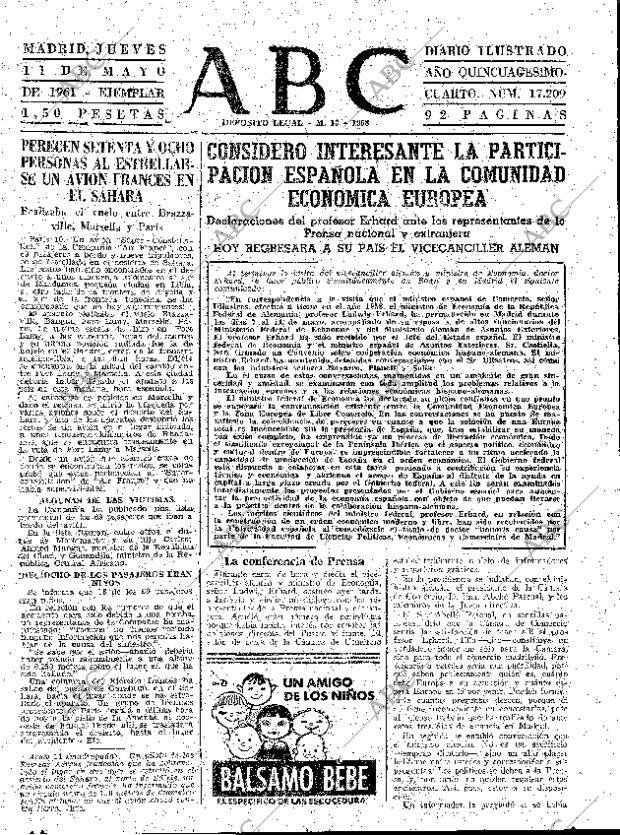 ABC MADRID 11-05-1961 página 47