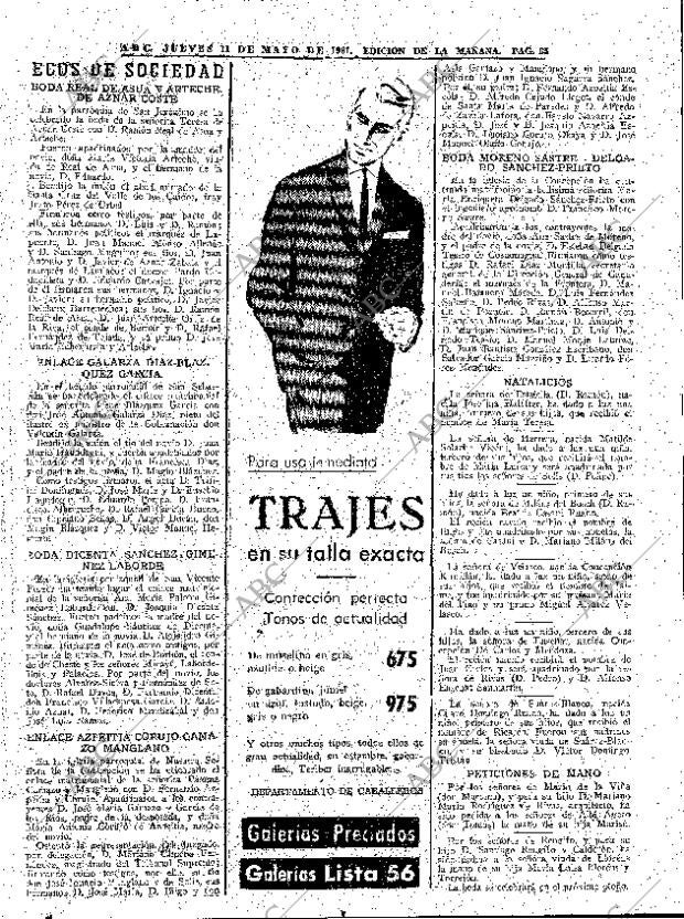 ABC MADRID 11-05-1961 página 65