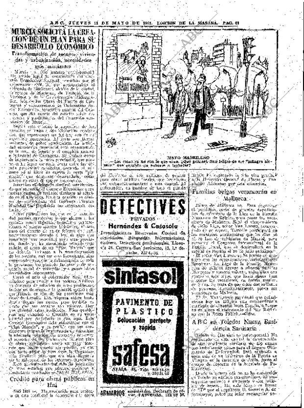 ABC MADRID 11-05-1961 página 67