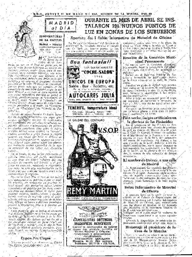 ABC MADRID 11-05-1961 página 69