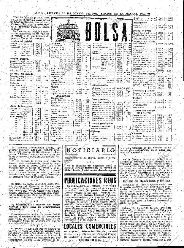 ABC MADRID 11-05-1961 página 71