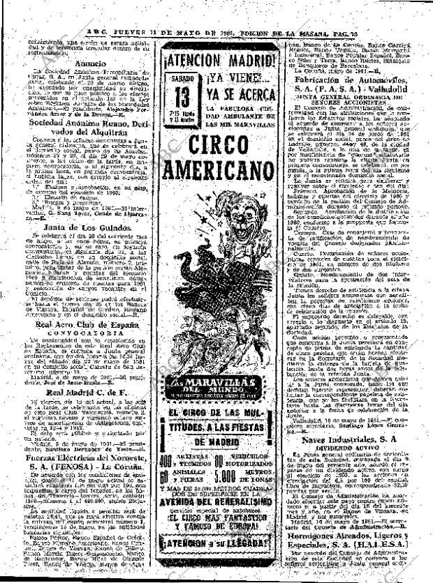 ABC MADRID 11-05-1961 página 72