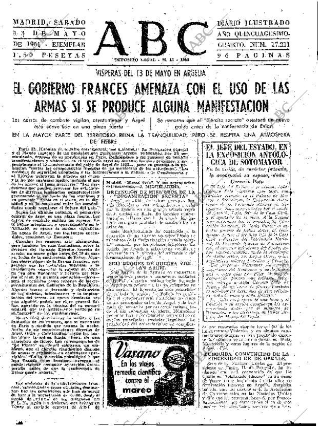 ABC MADRID 13-05-1961 página 47