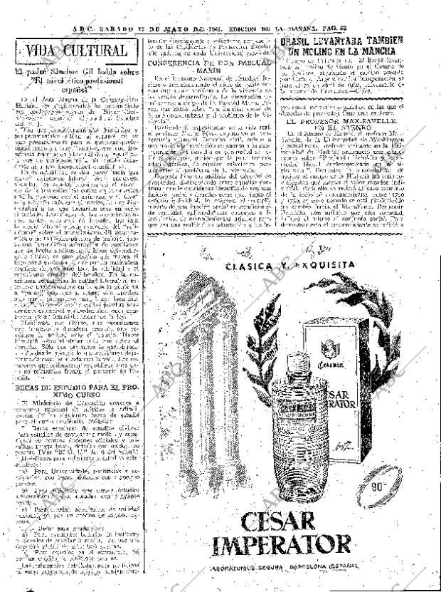 ABC MADRID 13-05-1961 página 63