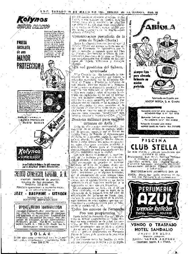 ABC MADRID 13-05-1961 página 68