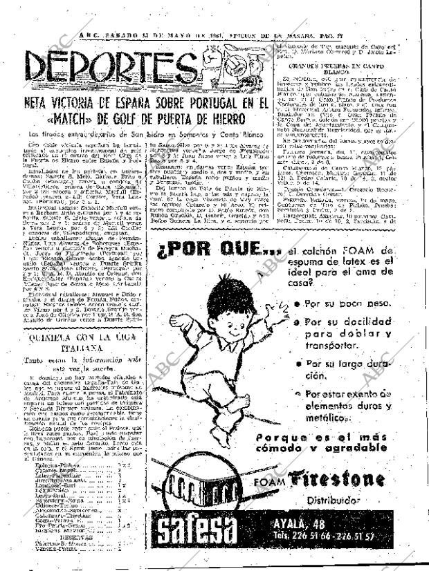 ABC MADRID 13-05-1961 página 77