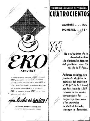 BLANCO Y NEGRO MADRID 13-05-1961 página 74
