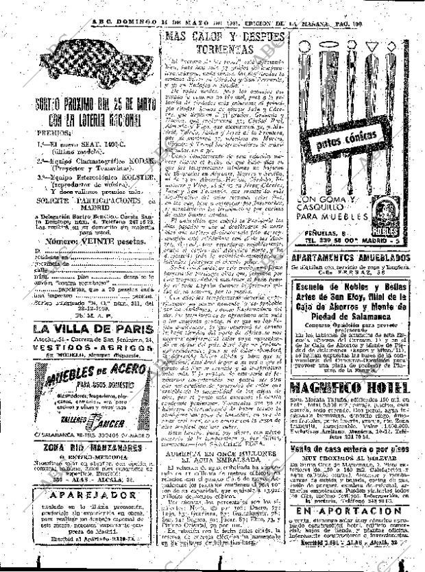 ABC MADRID 14-05-1961 página 100