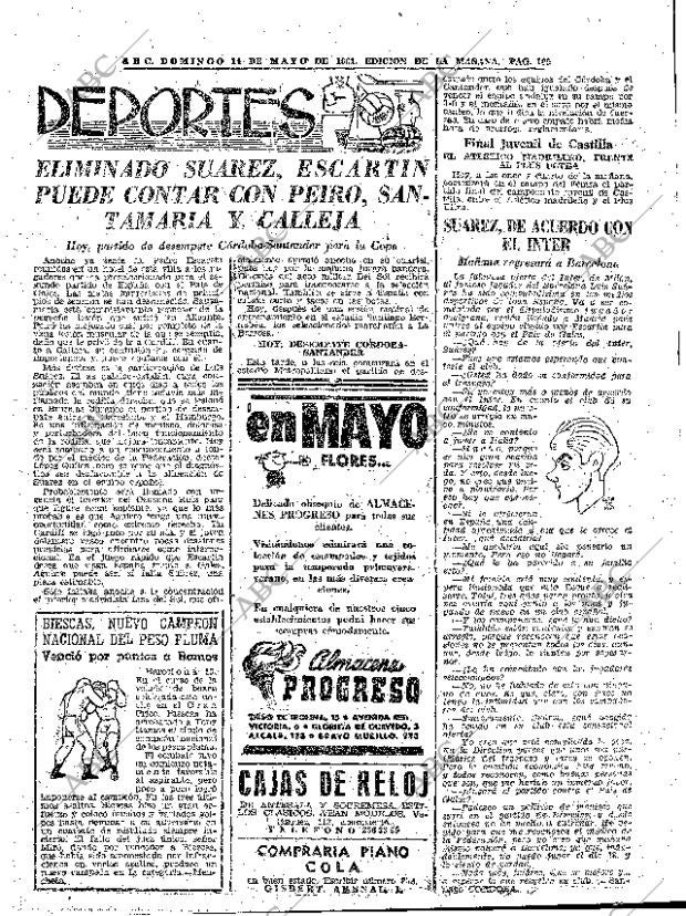 ABC MADRID 14-05-1961 página 105