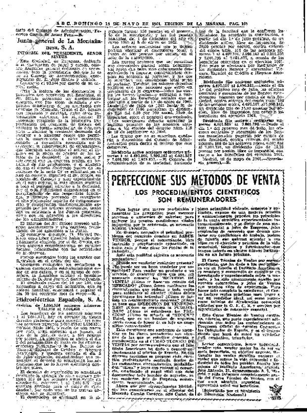 ABC MADRID 14-05-1961 página 109