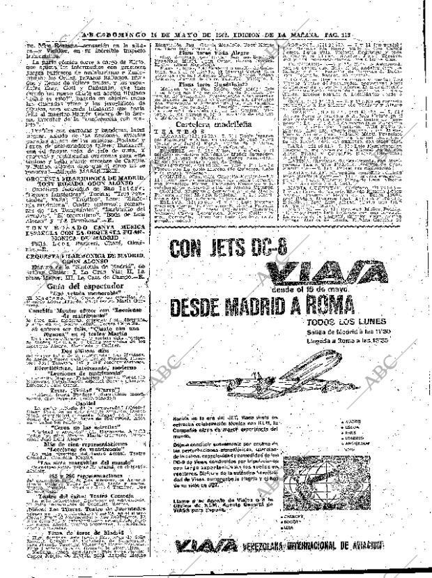 ABC MADRID 14-05-1961 página 113