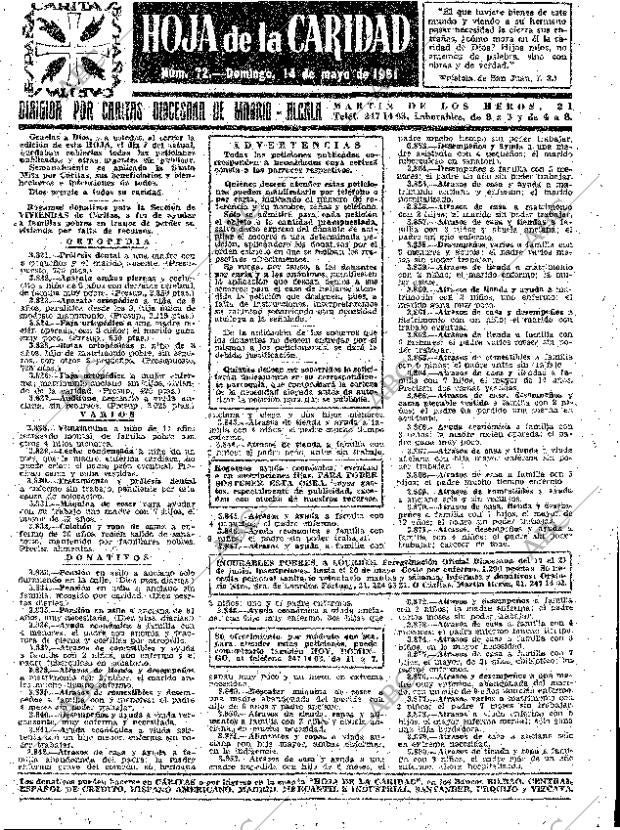 ABC MADRID 14-05-1961 página 27