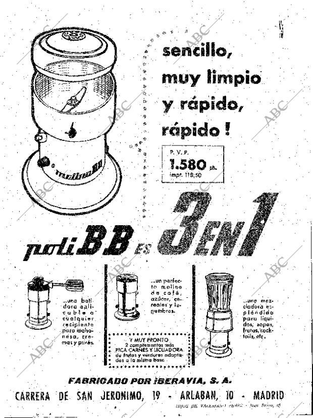 ABC MADRID 14-05-1961 página 47