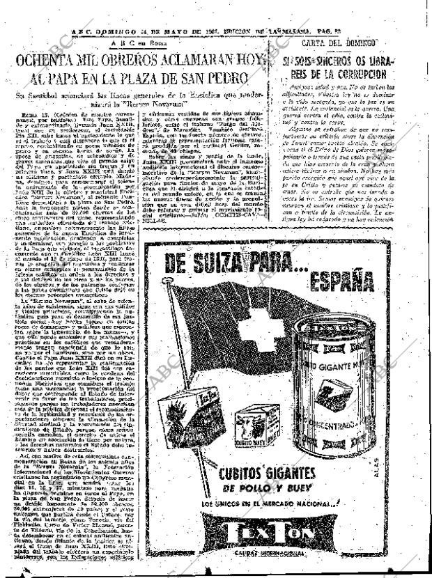 ABC MADRID 14-05-1961 página 83
