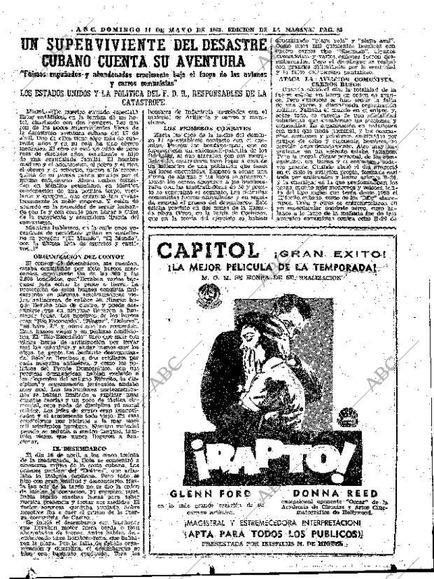 ABC MADRID 14-05-1961 página 85