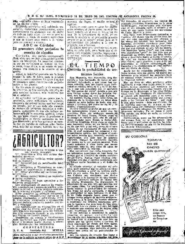 ABC SEVILLA 14-05-1961 página 60