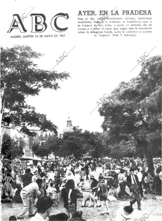 ABC MADRID 16-05-1961 página 1