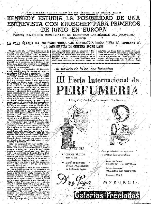ABC MADRID 16-05-1961 página 35