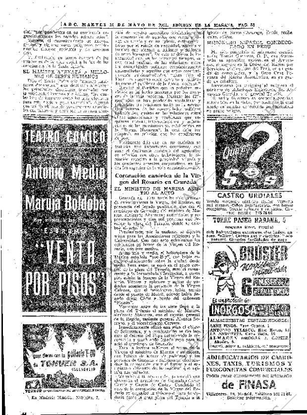 ABC MADRID 16-05-1961 página 38