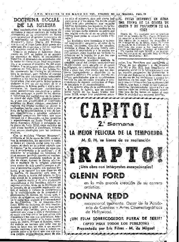 ABC MADRID 16-05-1961 página 39