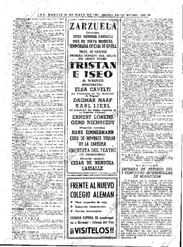ABC MADRID 16-05-1961 página 69